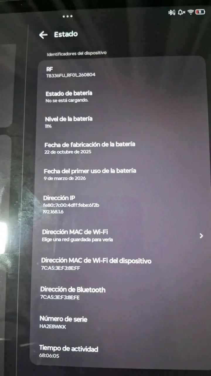 Tablet Lenovo con lápiz táctil y funda - 1