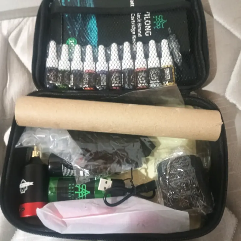Kit de Tatuaje Completo con Tintas y Accesorios - 1