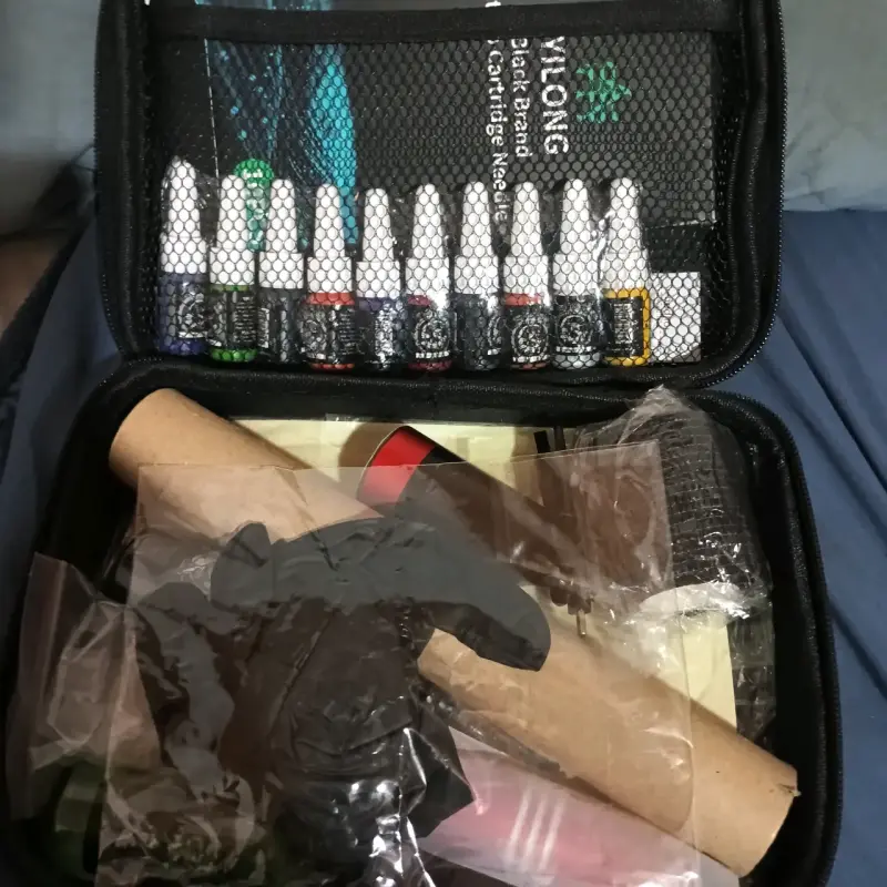 Kit de Tatuaje Completo con Tintas y Accesorios - 2