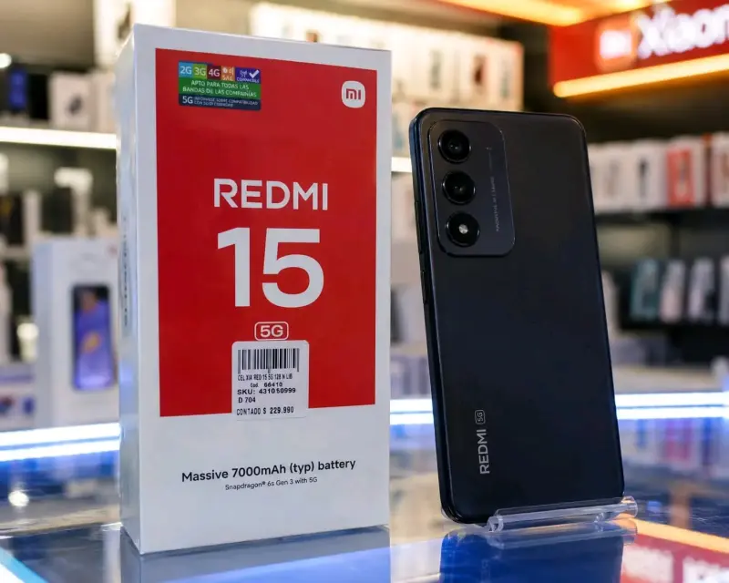 Smartphone Xiaomi Redmi 15 5G con 128GB y cámara 50MP - 1