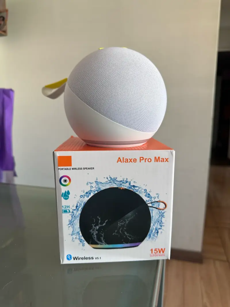 Parlante Bluetooth Alaxe Pro Max 15W Blanco - 3