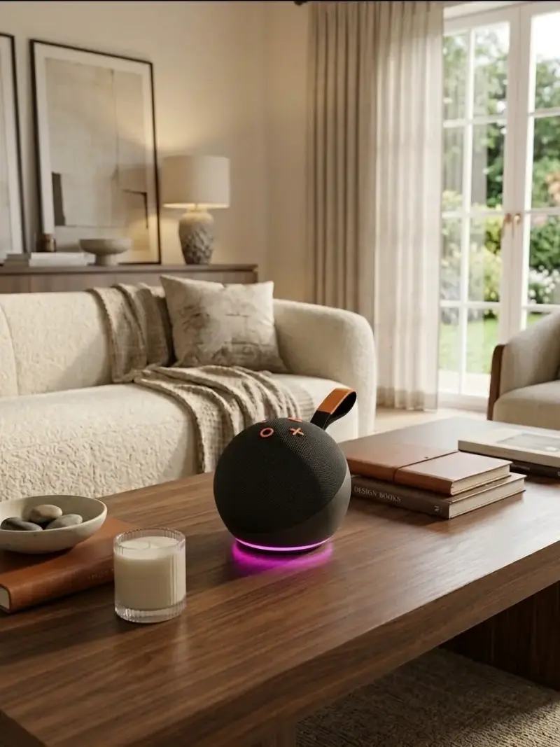 Parlante inalámbrico portátil Alaxe Pro Max con luz LED - 3