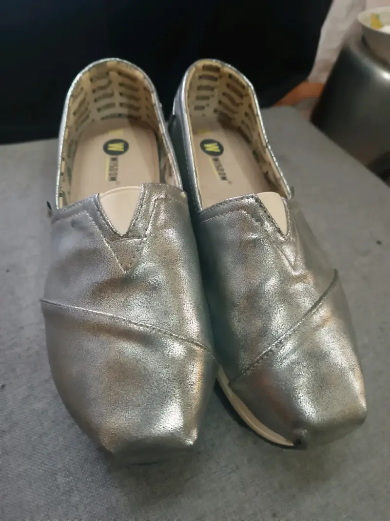 Zapatos planos plateados Wisdom talla 39 - 3