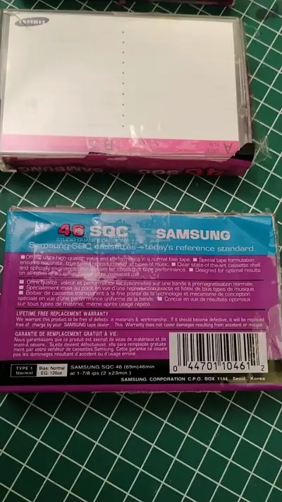 Cassettes Samsung SQC 46 minutos - miniatura 3