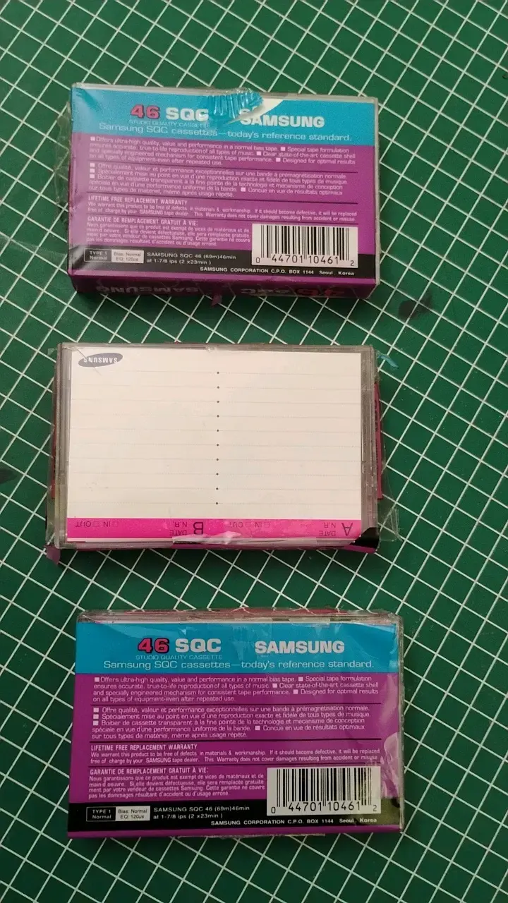 Cassettes Samsung SQC 46 minutos - 4