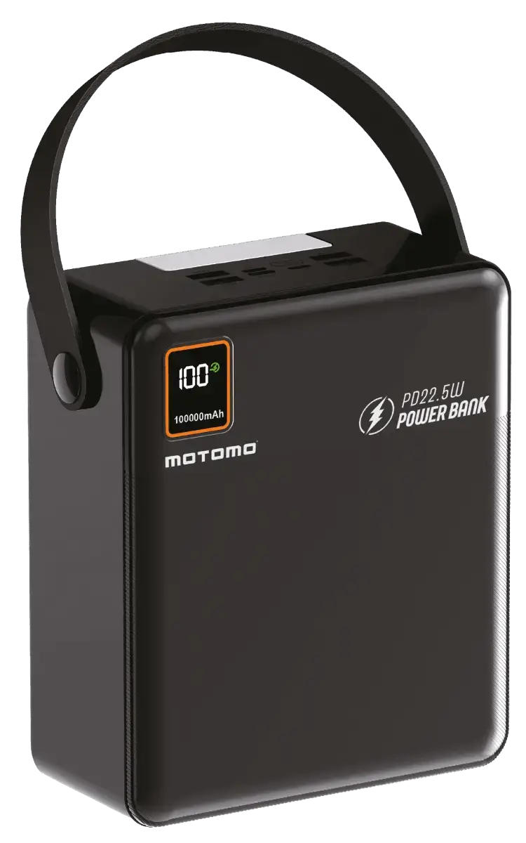 Power Bank Motomo 100000mAh con Carga Rápida - 1