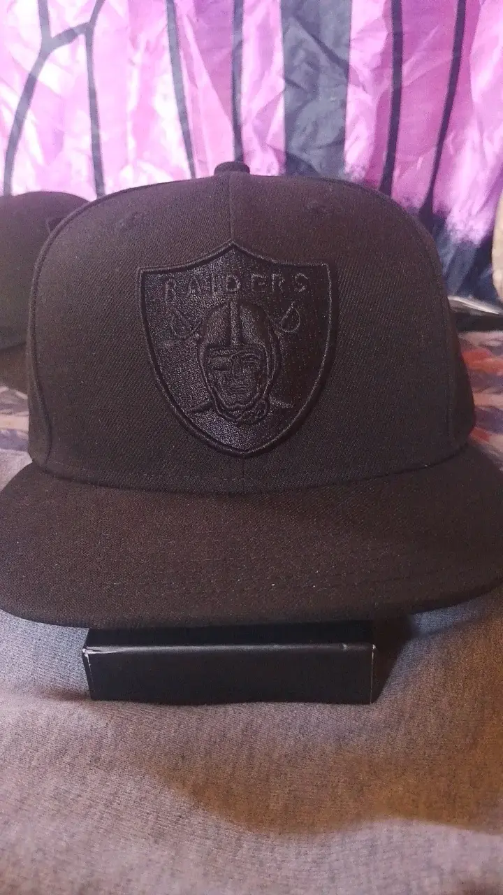 Gorra NEW ERA negra Raiders estilo snapback - 3