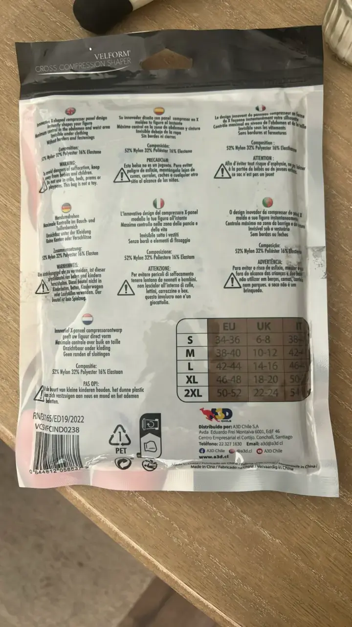 Faja de Compresión Velform Talla M - 2