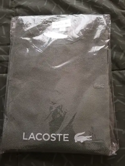 Suéter verde caqui, Lacoste , Hombre, L, Nuevo!! - miniatura 5