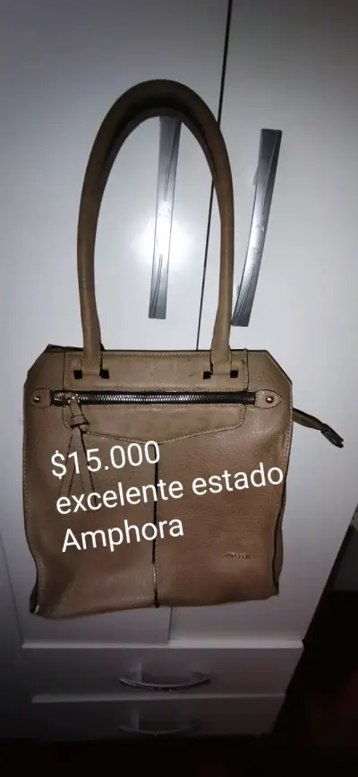 Cartera Amphora en excelente estado color marrón - miniatura 1