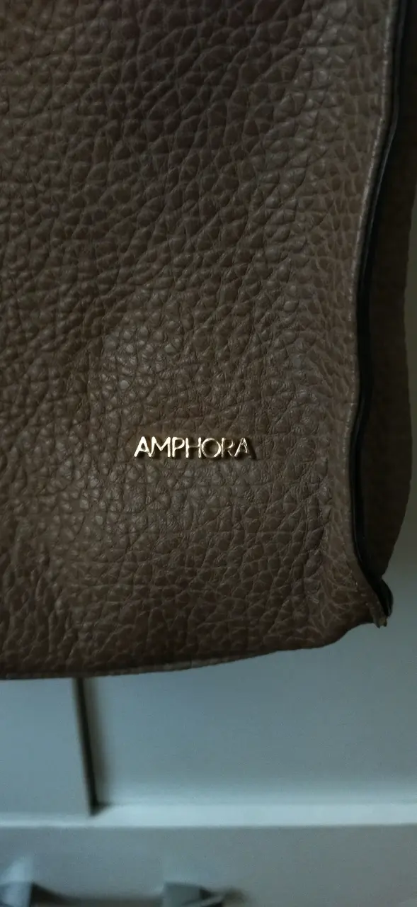 Cartera Amphora en excelente estado color marrón - 3