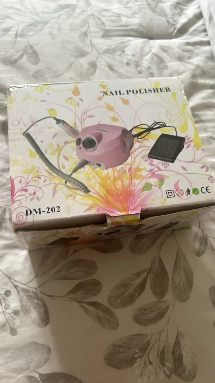 Pulidor de Uñas Rosa con Pedal - 3