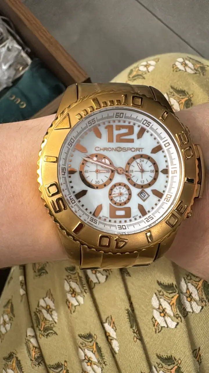 Reloj dorado Chronosport Original - 2
