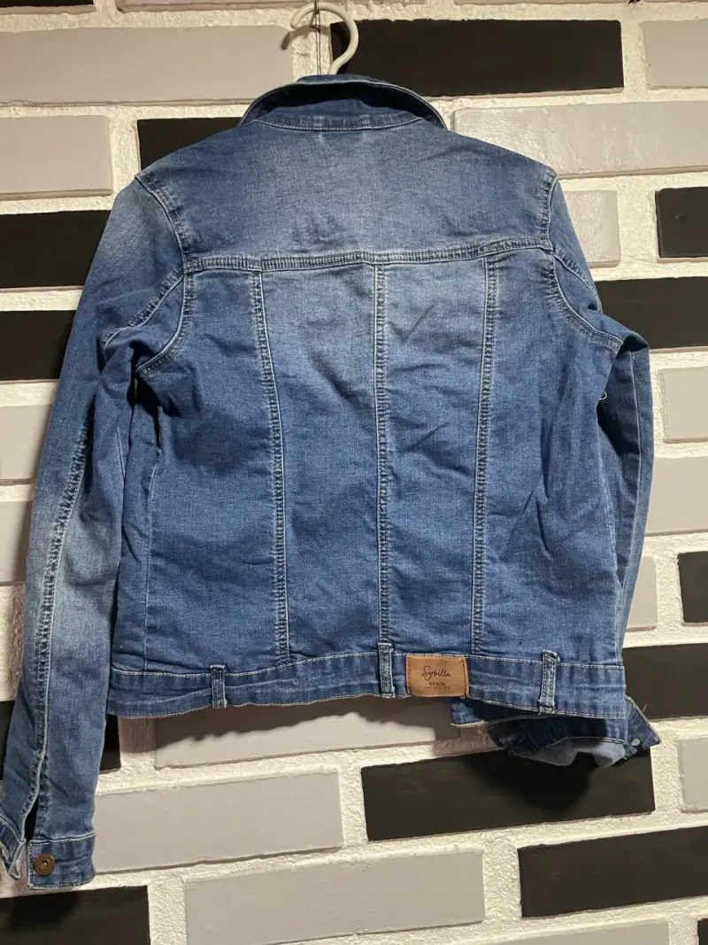 Chaqueta de mezclilla azul para mujer Sybilla - 2