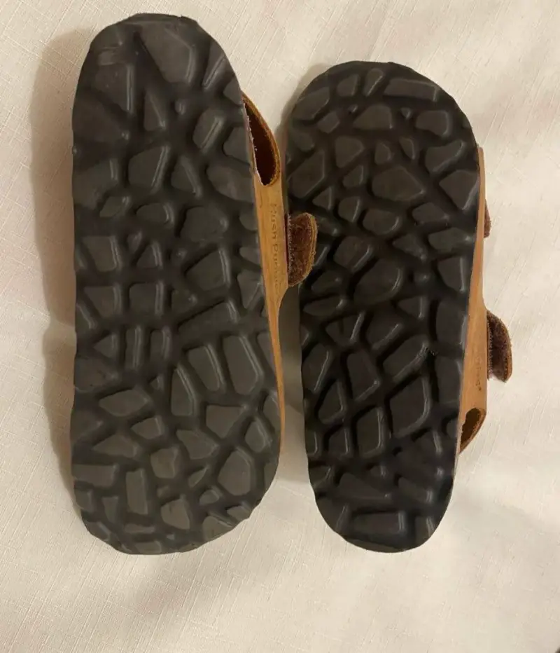 Sandalias de cuero marrón Hush Puppies - 2