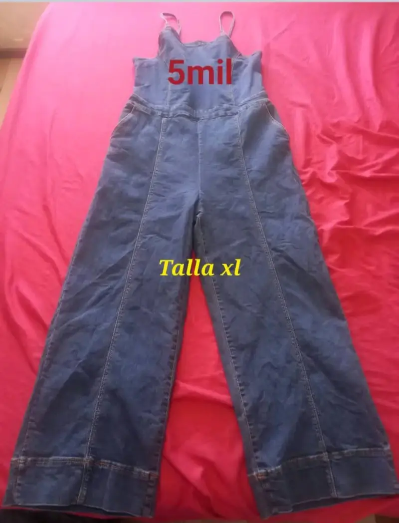 Enterito de mezclilla talla XL