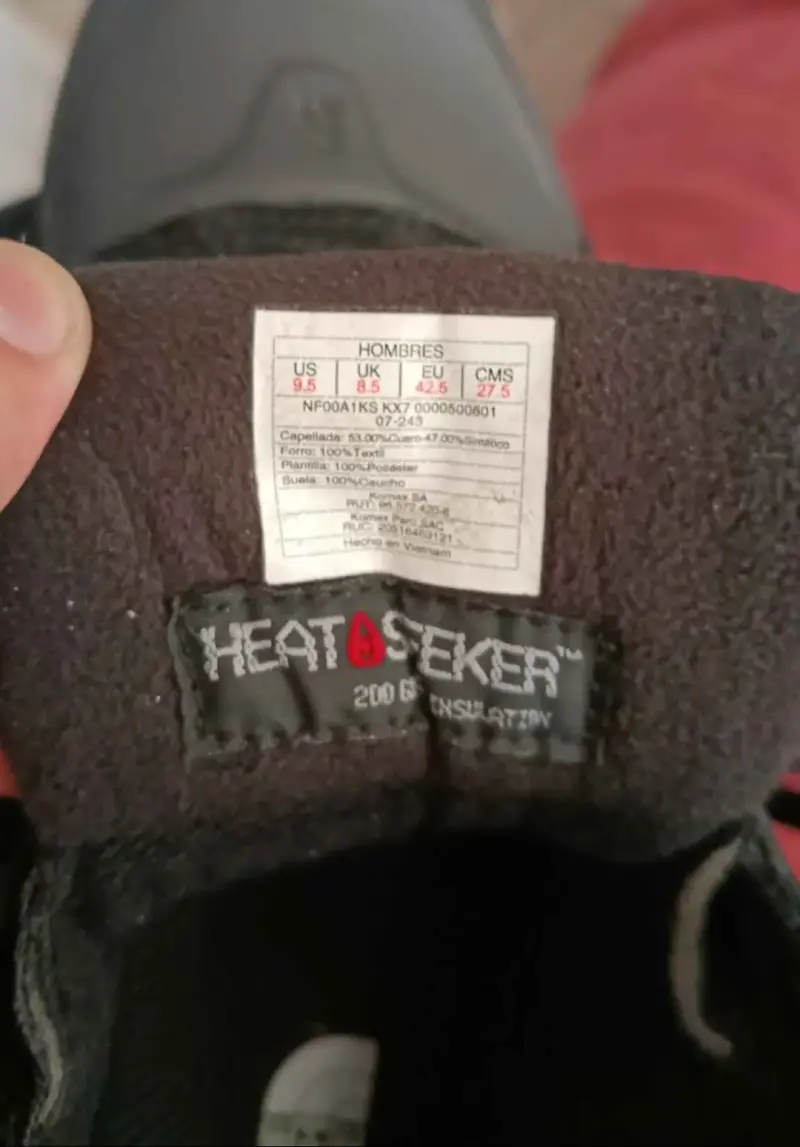 Botas de montaña negras The North Face Heatseeker - 3