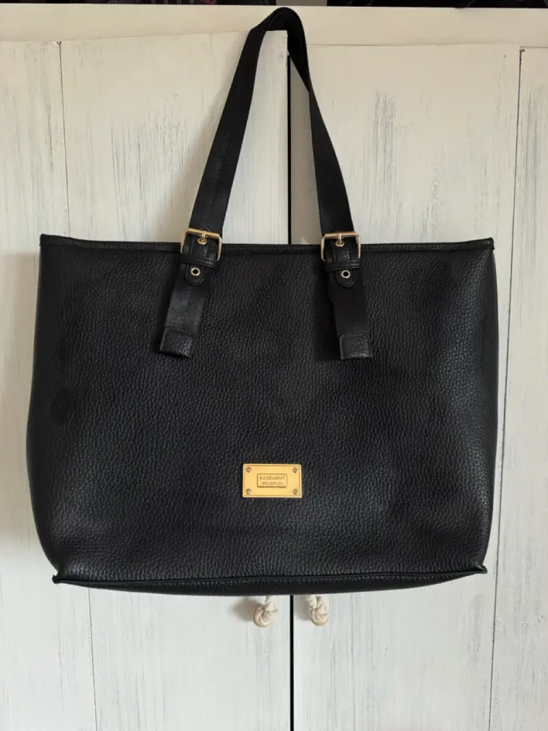 Bolso negro de cuero Basement Collection - 1