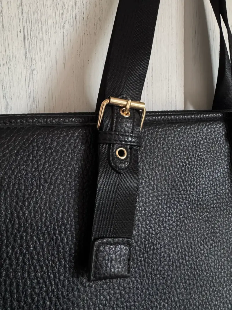Bolso negro de cuero Basement Collection - 2