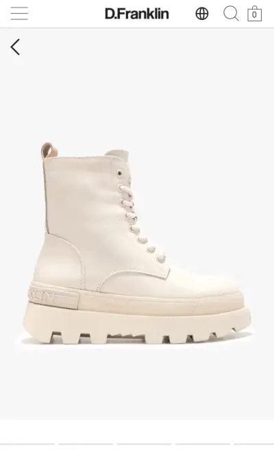 Botas beige D.Franklin con plataforma - miniatura 5