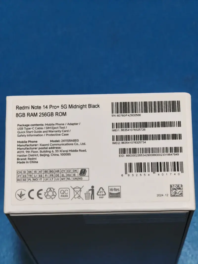 Redmi note 14 pro plus 5g - 5
