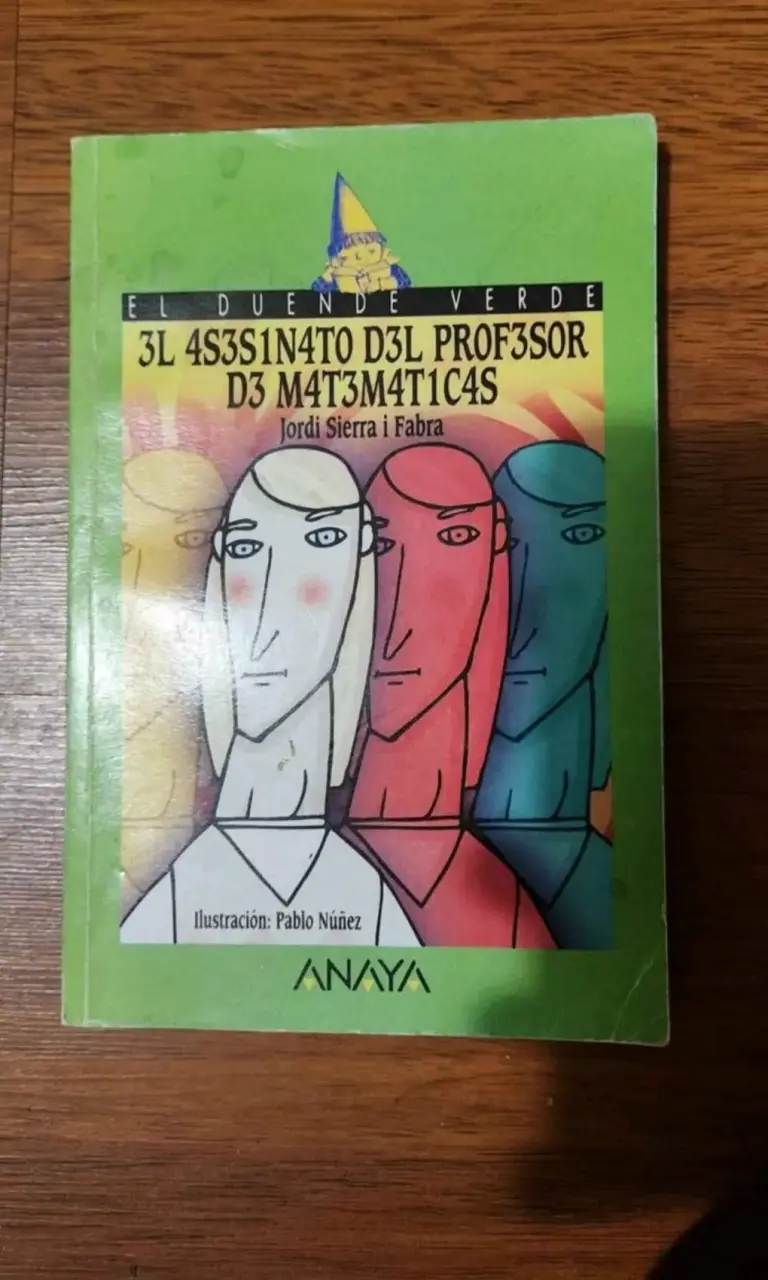 Libro El Asesinato del Profesor de Matemáticas