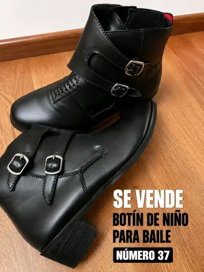 Botines de baile para niño número 37 y niña 35 - miniatura 1