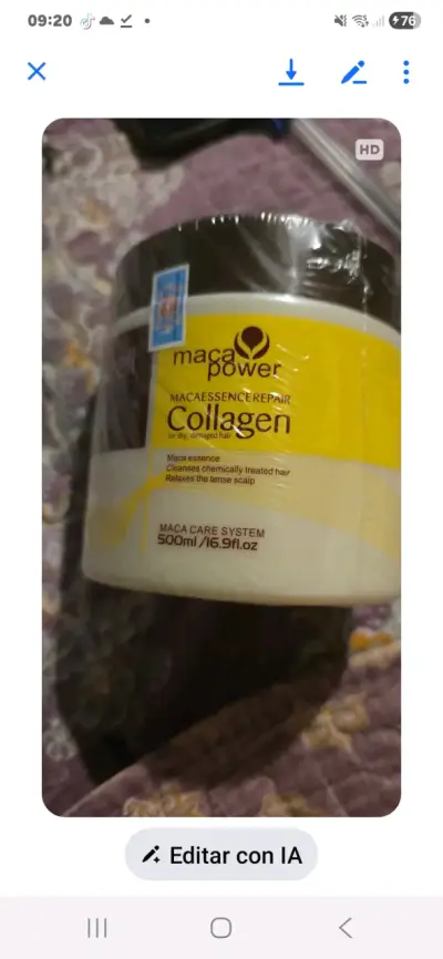 Mascarilla Capilar Maca Power Colágeno 500ml - miniatura 1
