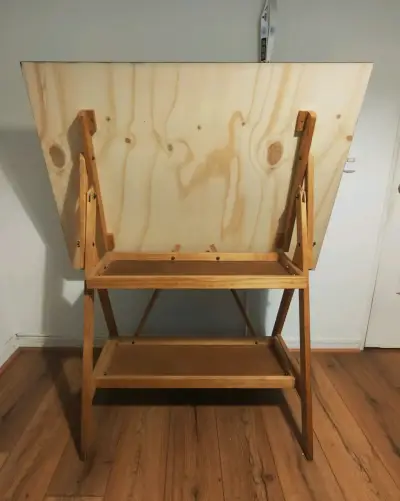 Mesa de dibujo inclinable de madera - miniatura 2
