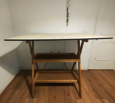 Mesa de dibujo inclinable de madera - miniatura 3