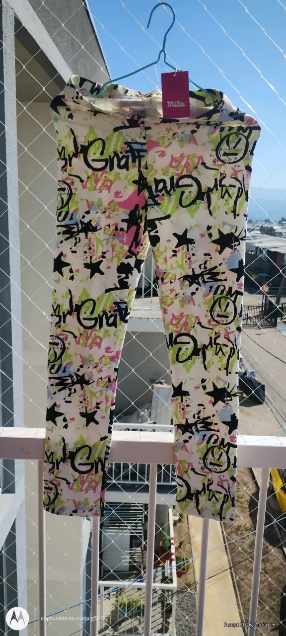 Leggings estampados graffiti para mujer