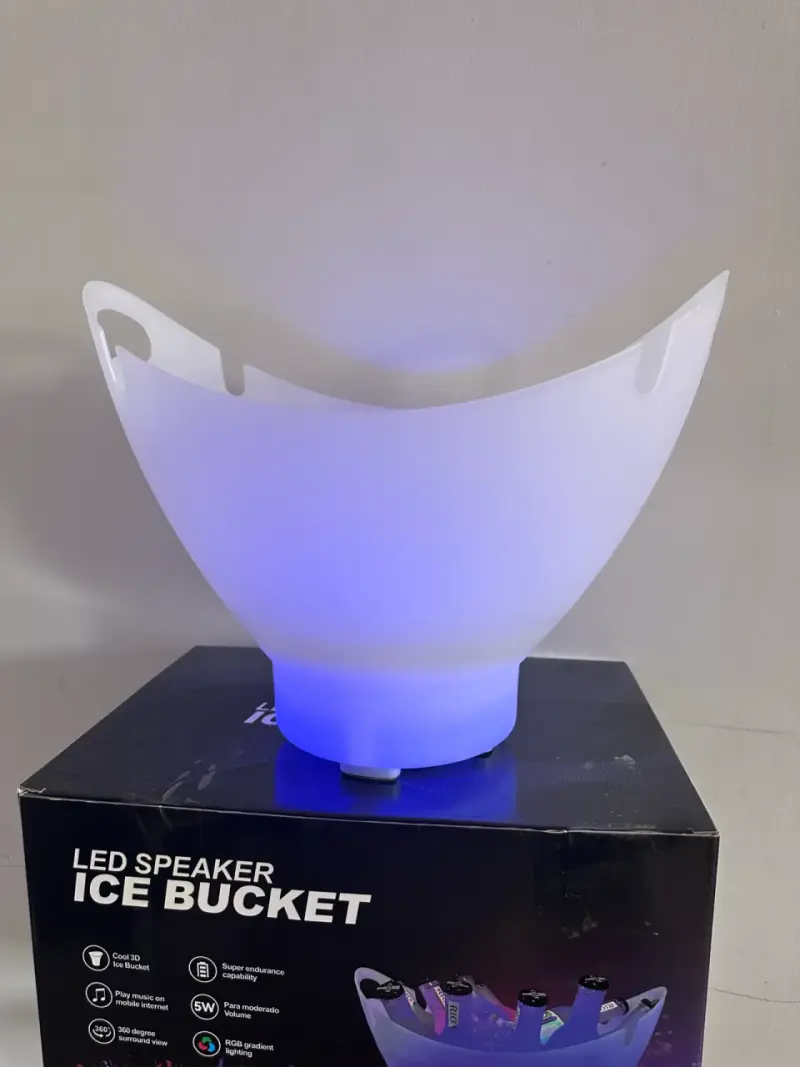 Cubeta de Hielo LED con Altavoz Integrado - 4