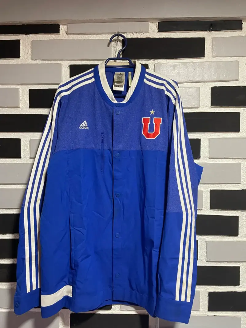 Chaqueta deportiva azul Adidas U de Chile - 1