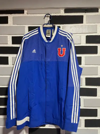 Chaqueta deportiva azul Adidas U de Chile - miniatura 1