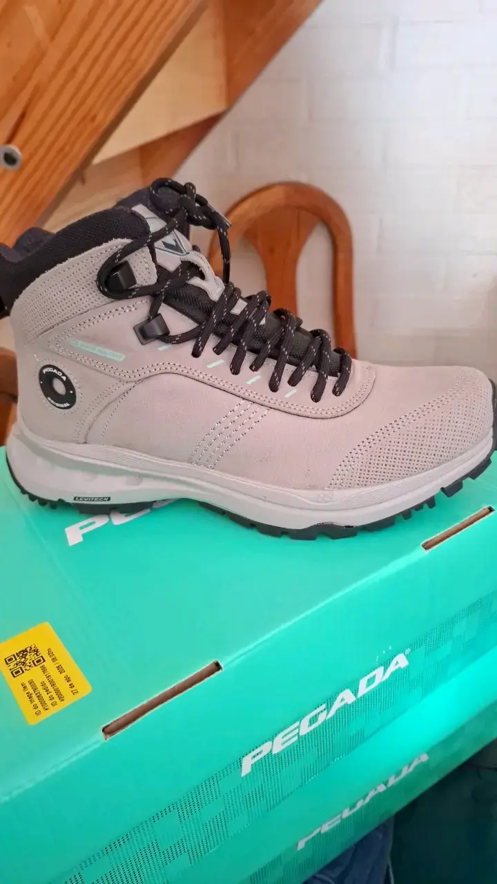 Botas de trekking Pegada beige para hombre - 4