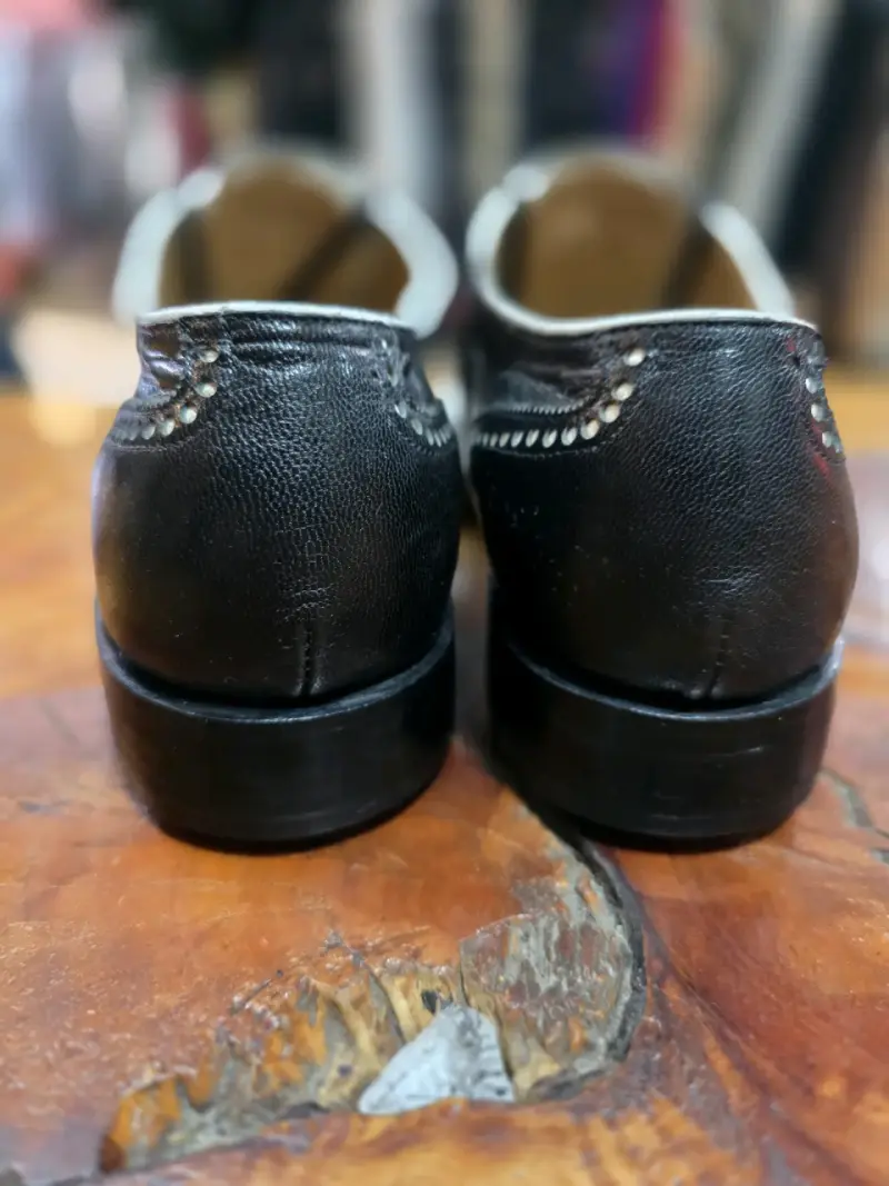 Zapatos de vestir bicolor en cuero Unisex - 4