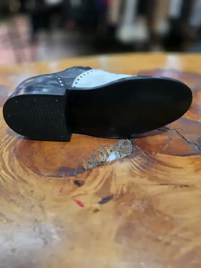 Zapatos de vestir bicolor en cuero Unisex - miniatura 6