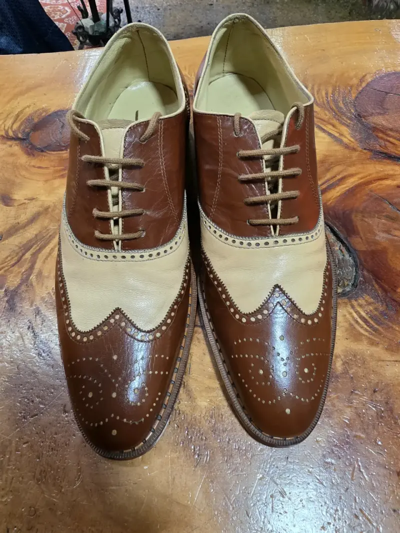 Zapatos de vestir bicolor para hombre - 1