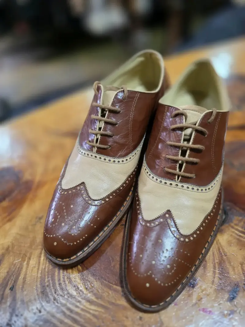 Zapatos de vestir bicolor para hombre - 3