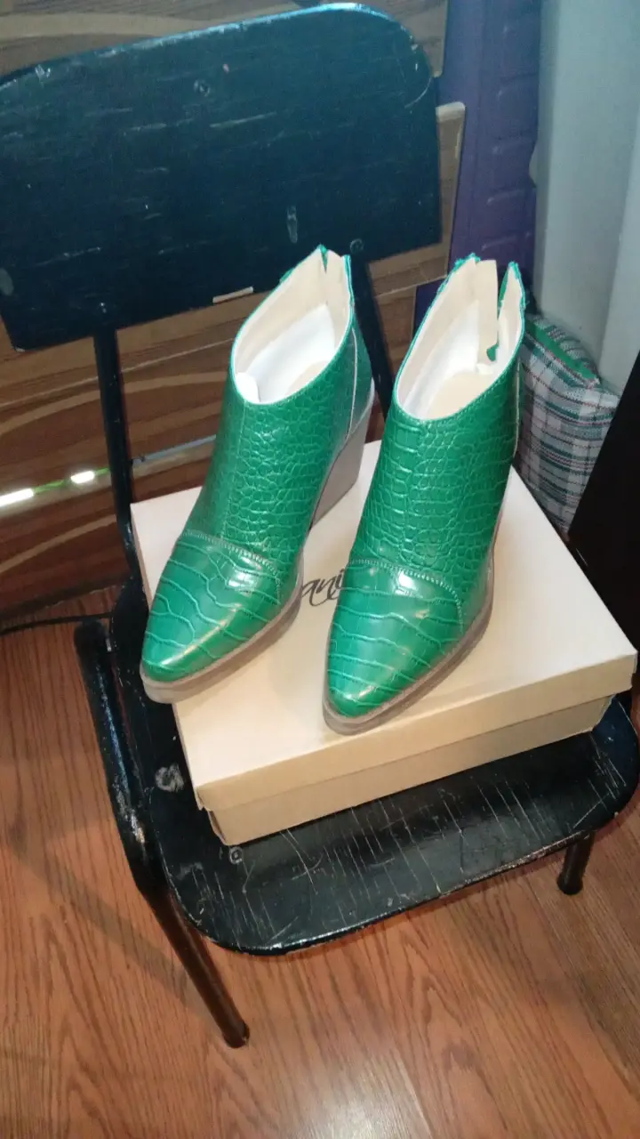 Zapatos de tacón rojo elegante para mujer - 2
