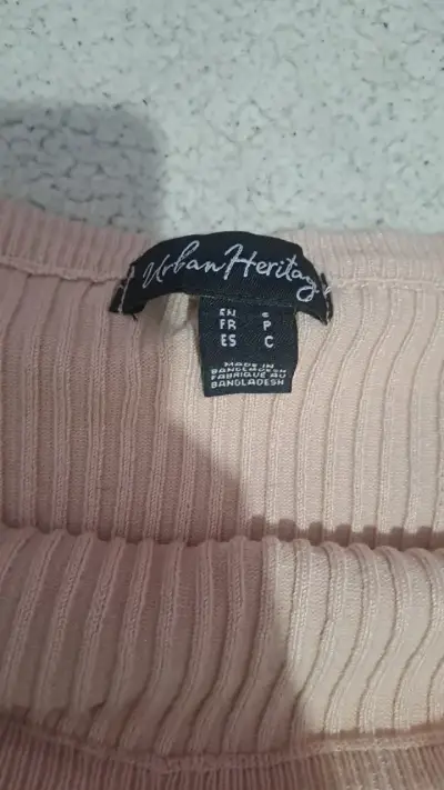Polera  de punto rosa Urban Heritage - miniatura 4