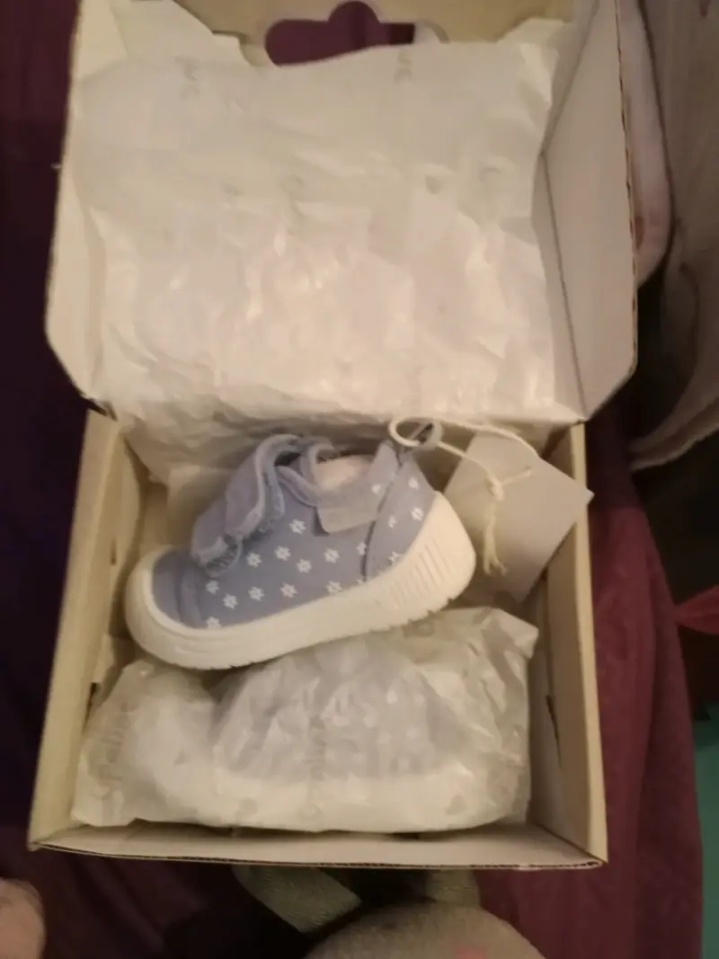 Zapatillas de bebé celestes Opaline talla 18 - 5