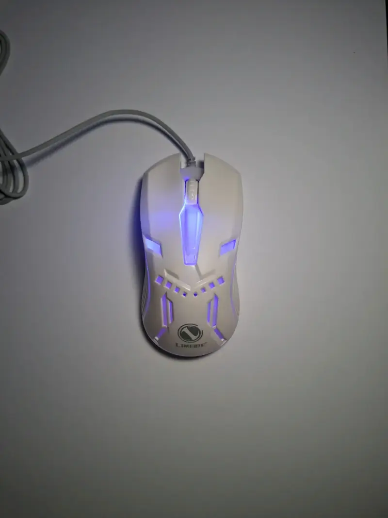Mouse gamer con cable USB y luces LED - 3