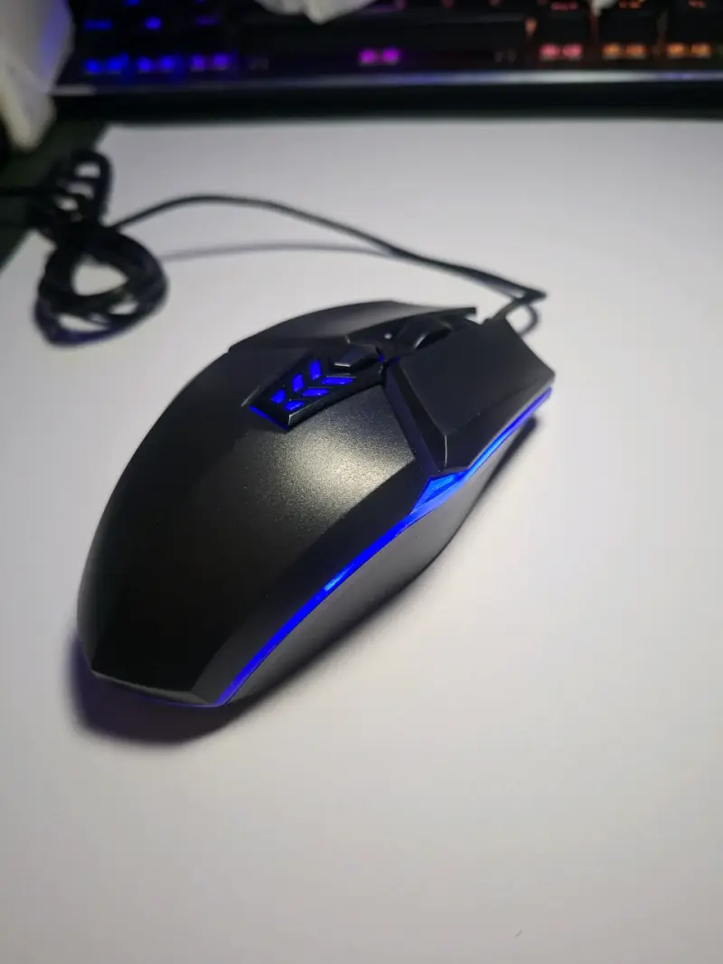 Mouse óptico USB con iluminación LED - 4