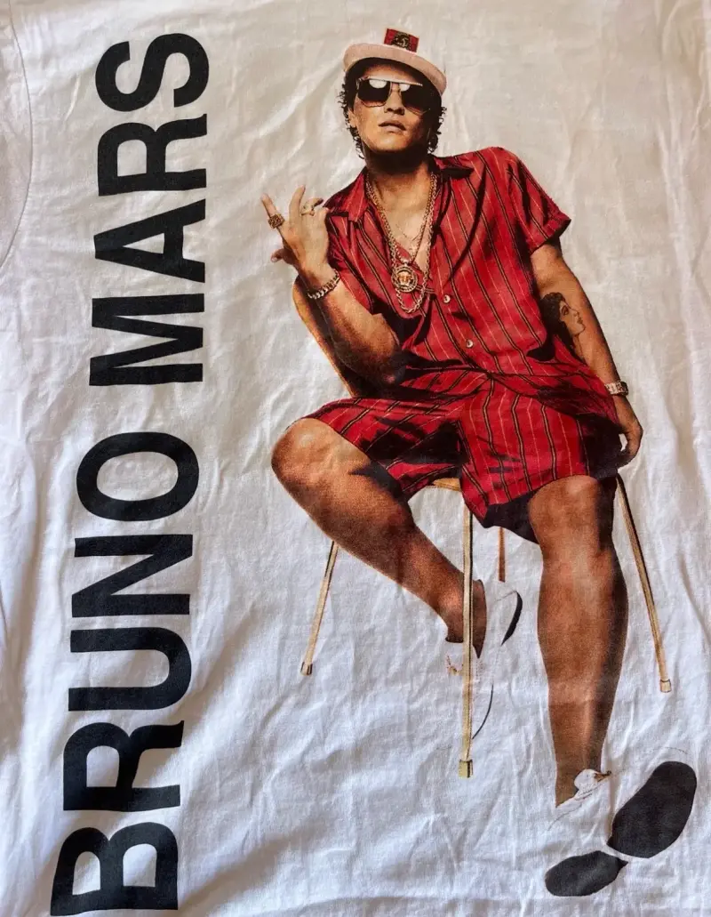 Polera de concierto Bruno Mars World To - 2