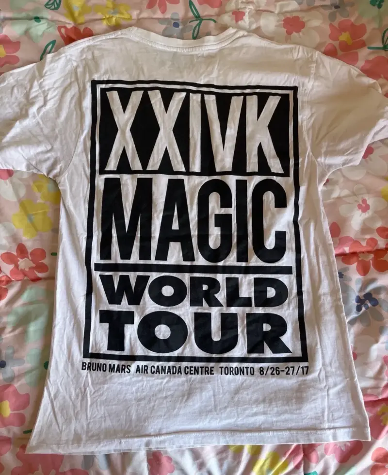 Polera de concierto Bruno Mars World To - 3