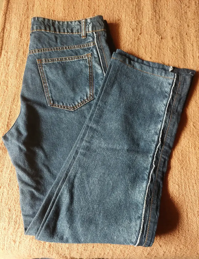 Jeans azul umbrale en buen estado - 2