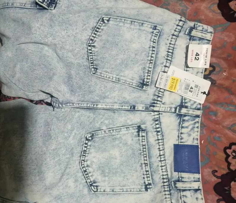 Jeans cargo anchos Denim Life talla 42 - 3