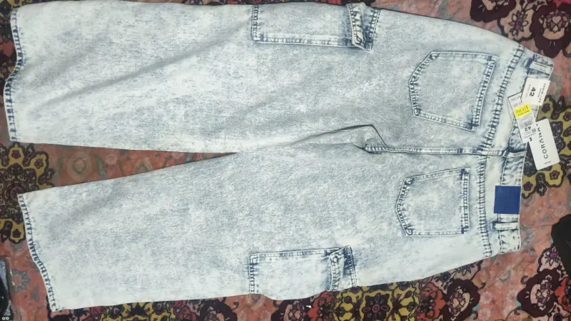 Jeans cargo anchos Denim Life talla 42 - 4