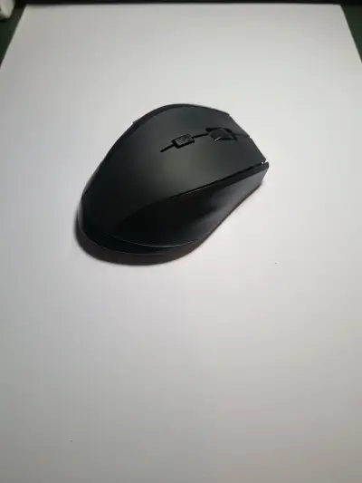 Mouse inalámbrico negro ergonómico - miniatura 2